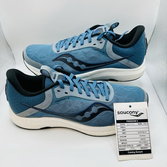 Saucony Freedom 5 Running Shoe Sneakers Blue Men\'s Size 9 S20726-21 main image 7